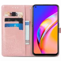 imoshion Mandala Klapphülle Oppo A94 (5G) - Rosé gold