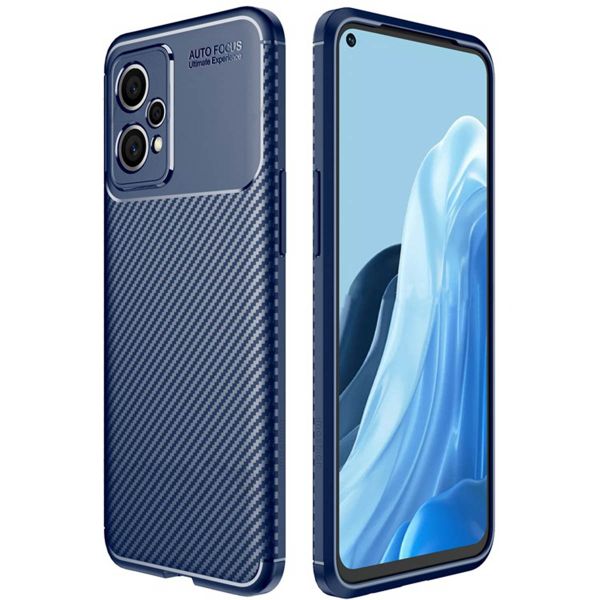 imoshion Carbon-Hülle für das Realme 9 Pro Plus - Blau