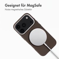 Accezz Mesh Backcover mit MagSafe Apple iPhone 17 Pro - Braun