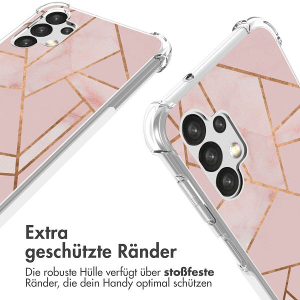 imoshion Design Hülle mit Band für das Samsung Galaxy A13 (4G) - Pink Graphic