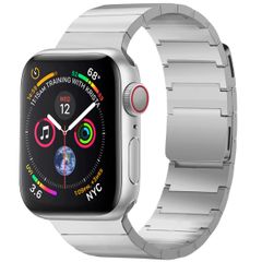 Selencia Edelstahl Magnetarmband für das Apple Watch Series 1-9 / SE - 38/40/41 mm / Series 10 - 42 mm - Silber