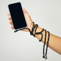 imoshion Transparentes Backcover mit Band Samsung Galaxy S20 FE - Schwarz & Gold