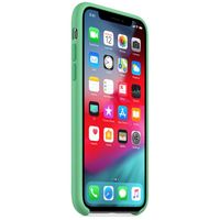 Apple Silikon-Case Spearmint für das iPhone Xs / X