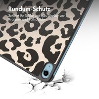 imoshion Design Trifold Klapphülle für das iPad 11 (2025) 11 Zoll / iPad 10 (2022) 10.9 Zoll - Leopard