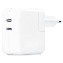 Apple Power Adapter mit zwei USB-C Anschlüssen - 35 Watt - Weiß