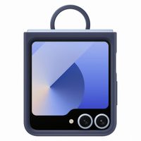 Samsung Original Silikon Cover Ring Samsung Galaxy Z Flip 6 / Flip 7 FE - Navy