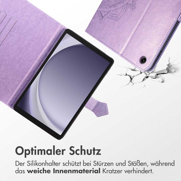 imoshion Mandala Klapphülle Samsung Galaxy Tab A9 Plus - Lila / Lilac