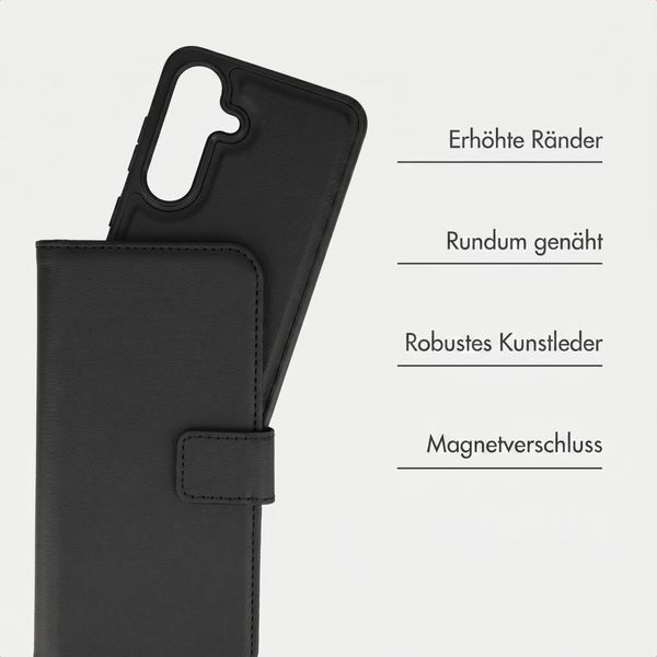 imoshion Herausnehmbare 2-in-1 Luxus-Bookcase Samsung Galaxy S25 - Schwarz