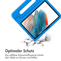 imoshion Hülle mit Handgriff kindersicher Samsung Galaxy Tab A8 - Blau