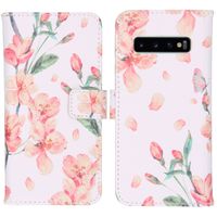 imoshion Design TPU Klapphülle für das Samsung Galaxy S10 - Blossom Watercolor
