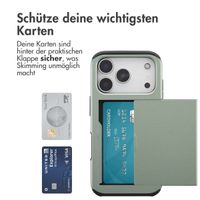 imoshion Backcover mit Kartenfach Apple iPhone 17 Pro - Grün