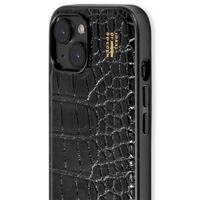 iDeal of Sweden Vegan Leather Back Cover Apple iPhone 13/14/15/16e - Black Croco