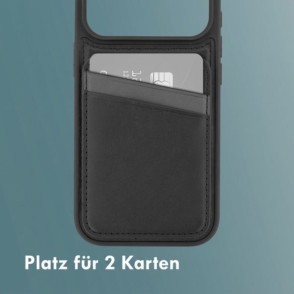 imoshion Backcover mit Kartenfach und Ständer Apple iPhone 18 Pro Max / 17 Pro Max - Schwarz