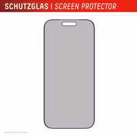Displex Displayschutz aus gehärtetem Glas Privacy Apple iPhone 17 / 17 Pro