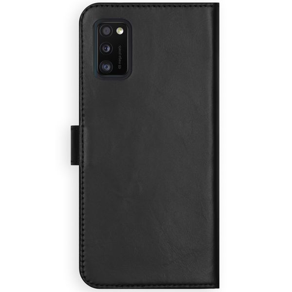 Selencia Echtleder Klapphülle Samsung Galaxy A41 - Schwarz