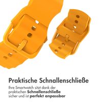 imoshion Wave Silikonarmband für das  Samsung Galaxy Watch 8 (40/44mm) / Classic (46mm) - Gelb