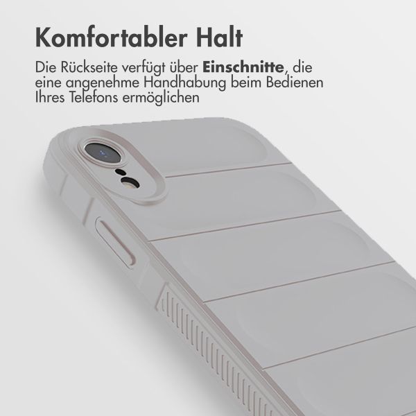 imoshion EasyGrip Back Cover für das iPhone Xr - Grau