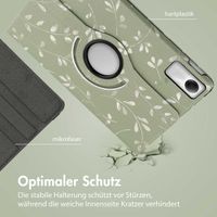 imoshion 360° drehbare Design Klapphülle für das Xiaomi Redmi Pad SE - Green Flowers