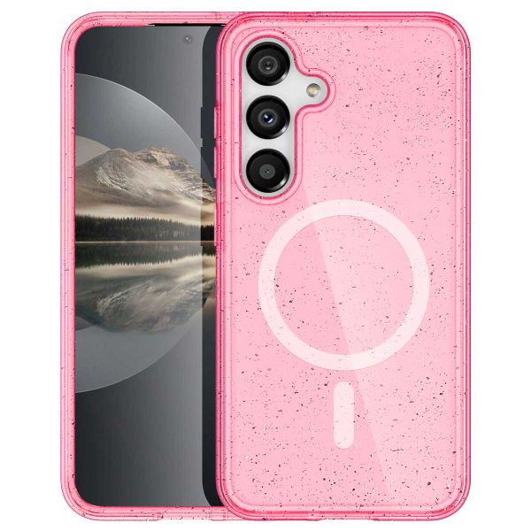 imoshion Sparkle Back Cover mit MagSafe für das Samsung Galaxy S25 - Rosa