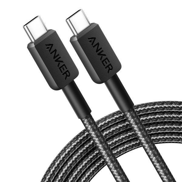 Anker USB-C auf USB-C Kabel 322 | Geflochten - 180 cm - Schwarz