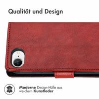 imoshion Luxuriöse Klapphülle für das iPhone SE 4 - Rot