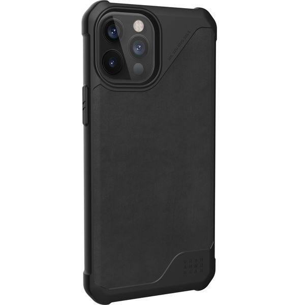 UAG Back Cover Metropolis LT iPhone 12 Pro Max - Leather Black