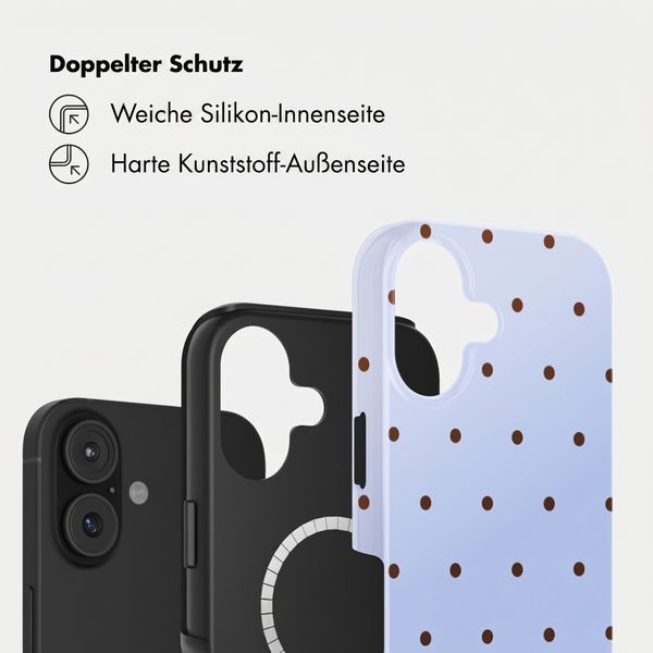 Selencia Vivid Rückabdeckung mit MagSafe Apple iPhone 16 - Happy Dots Digital Sky