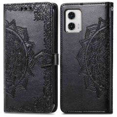 imoshion Mandala Klapphülle Motorola Moto G73 - Schwarz