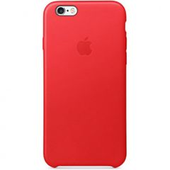 Apple Leder-Case Rot für das iPhone 6 / 6s