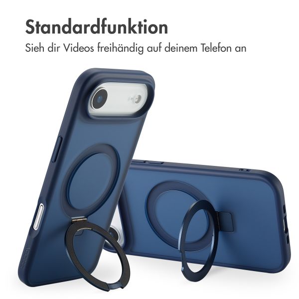 Accezz Ring Stand Backcover mit MagSafe Apple iPhone Air - Blau