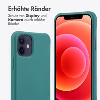 imoshion Color Backcover mit abnehmbarem Handykette und MagSafe Apple iPhone 12 (Pro) - Dunkelgrün