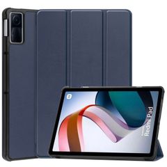 imoshion Design Trifold Klapphülle für das Xiaomi Redmi Pad - Dunkelblau