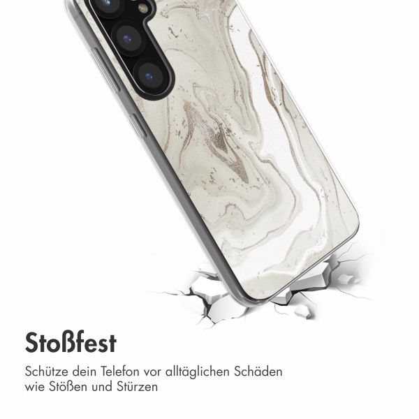 imoshion  Design Hülle für das Samsung Galaxy S25 - Sandy Marble