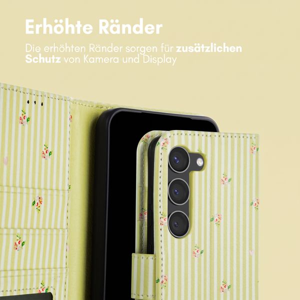 imoshion Design Klapphülle Samsung Galaxy S23 - Garden Stripes