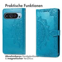 imoshion Mandala Klapphülle Google Pixel 9 Pro XL - Türkis