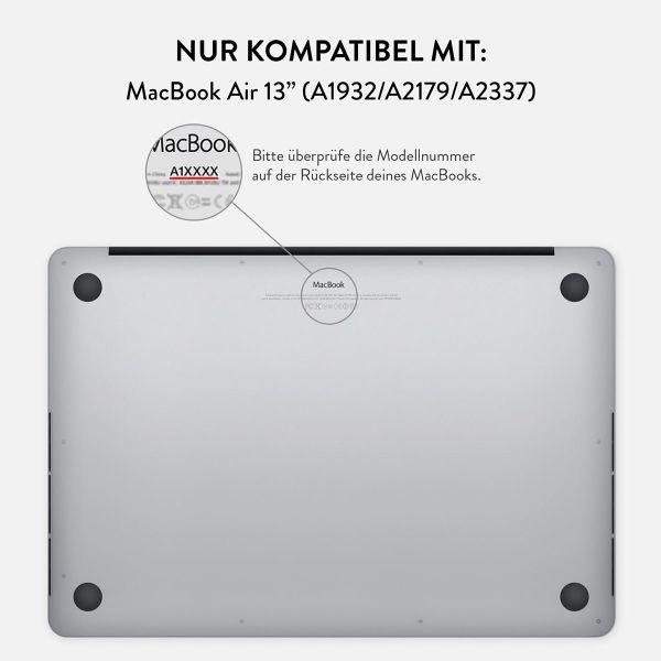 Burga Hardshell Hülle für das MacBook Air 13 Zoll (2018-2020) - A1932 / A2179 / A2337 - Bitter