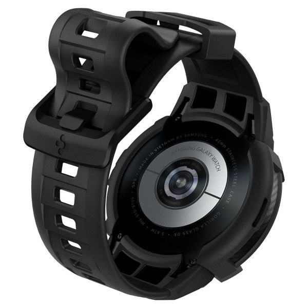 Spigen Rugged Armor™ Pro Case für die Samsung Galaxy Watch 4 - 46 mm - Schwarz