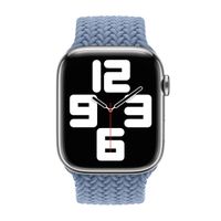 Apple Geflochtenes Solo Loop für das  Apple Watch | 44/45/46/49 mm - Größe 8 - Slate Blue