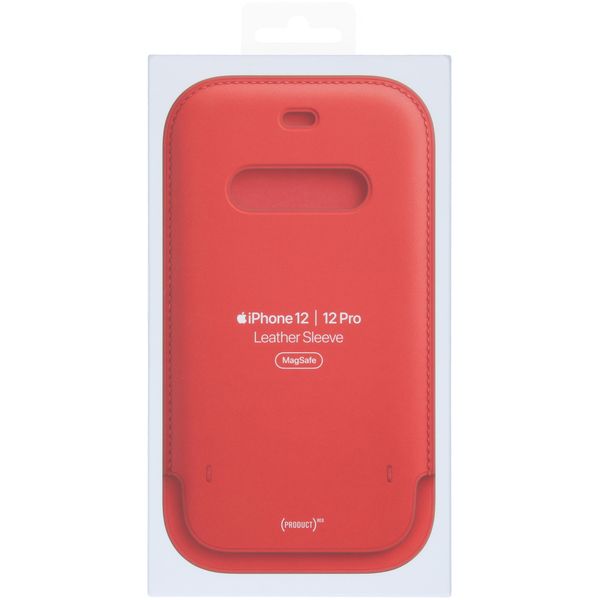 Apple Ledersleeve MagSafe für das Apple iPhone 12 (Pro) - Scarlet Red