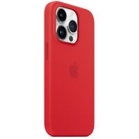 Apple Silikon-Case MagSafe für das Apple iPhone 14 Pro - Rot