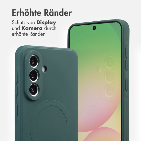 imoshion Color Back Cover mit MagSafe Samsung Galaxy A56 - Dunkelgrün