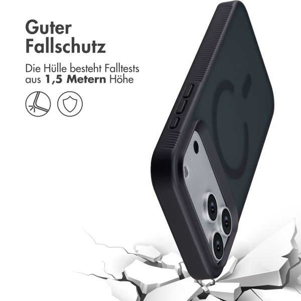Accezz Rugged Frosted Back Cover mit MagSafe Apple iPhone 17 Pro Max - Schwarz