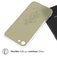 imoshion Design Hülle Apple iPhone SE (2022 / 2020) / 8 / 7 - Floral Green