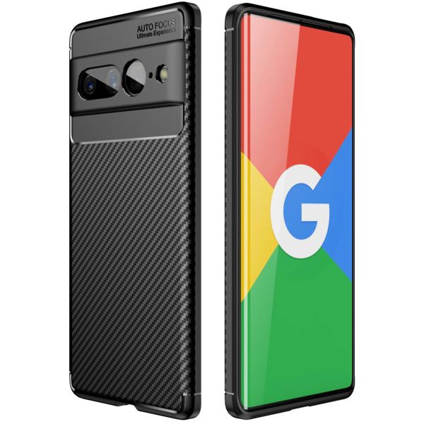 imoshion Carbon-Hülle für das Google Pixel 7 Pro - Schwarz