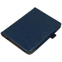 imoshion Vegan Leather Klapphülle für das Kobo Clara 2E / Tolino Shine 4 - Dunkelblau