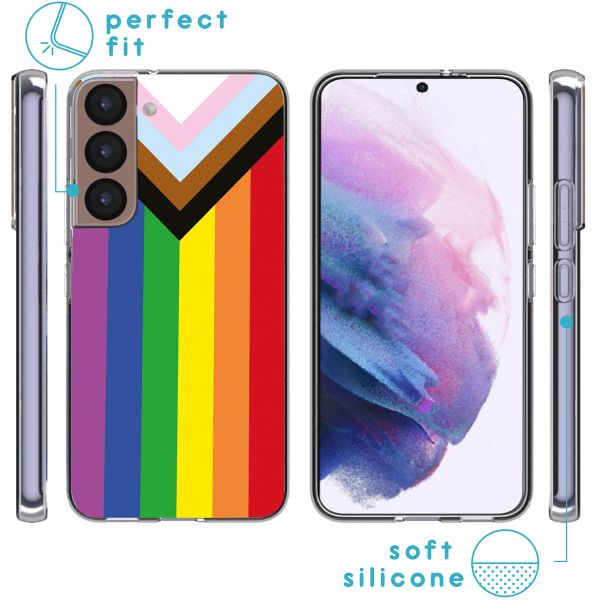 imoshion Design Hülle für das Samsung Galaxy S22 - Rainbow flag