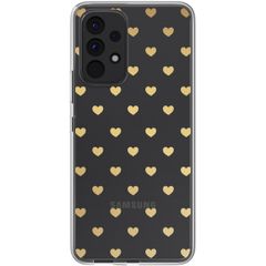 imoshion Design Hülle Samsung Galaxy A53 - Golden Hearts
