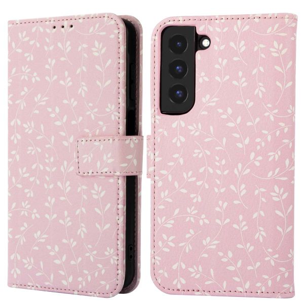 imoshion Design Klapphülle Samsung Galaxy S22 - Pink Bazaar Flowers