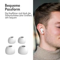 imoshion Aura Pro Kabellose In-Ear-Kopfhörer - Aktive Geräuschunterdrückung (ANC) - Weiß
