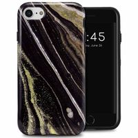 Selencia Vivid Tough Back Cover für das Apple iPhone SE (2022 / 2020) / 8 / 7 / 6(s) - Chic Marble
